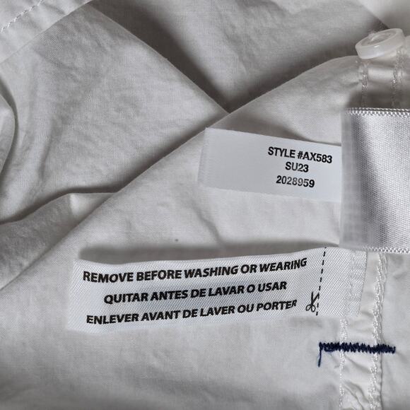 J. Crew Relaxed-fit washed cotton poplin shirt White 4 AX583 - Picture 7 of 10